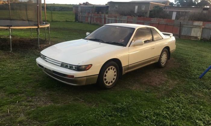 1 1988 Nissan Silvia S13 white over champagne paint images (12).jpg