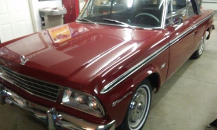 1964 Studebaker Daytona Convertible Bordeaux Red black roof 2018 images (1).jpg