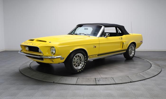 1968 Ford Mustang Shelby GT500KR convertible yellow (4).JPG