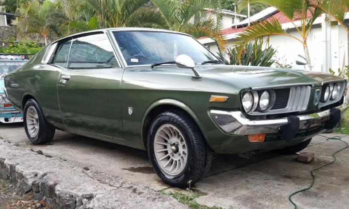 1972 MX20 Toyota Corona Green hardtop coupe images USA (2).jpg
