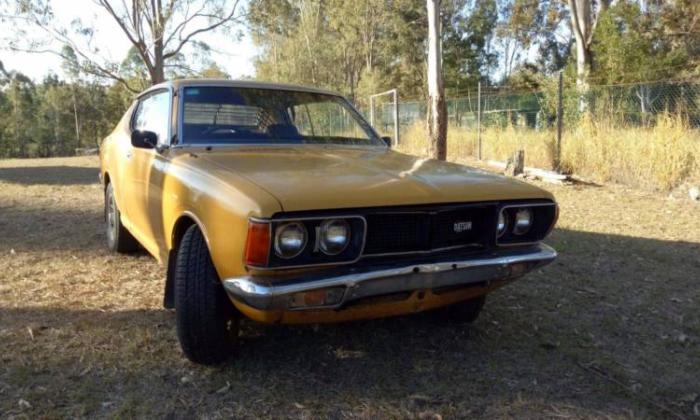 1974 Datsun 180B SSS Coupe in burnt Orange images unrestored (2).JPG