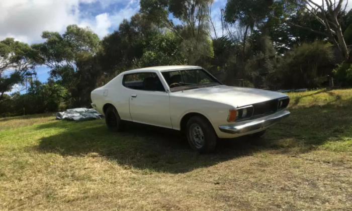 1975 Datsin 180B SSS coupe White Australia 2021 unrestored pictures (1).png