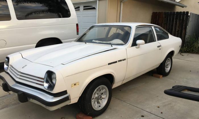 1976 Antique White Chevy Vega Cosworth unrestored images (8).jpg