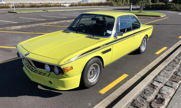 1976 Golf Yellow BMW 3.0 CSL images fully restored (4).jpg