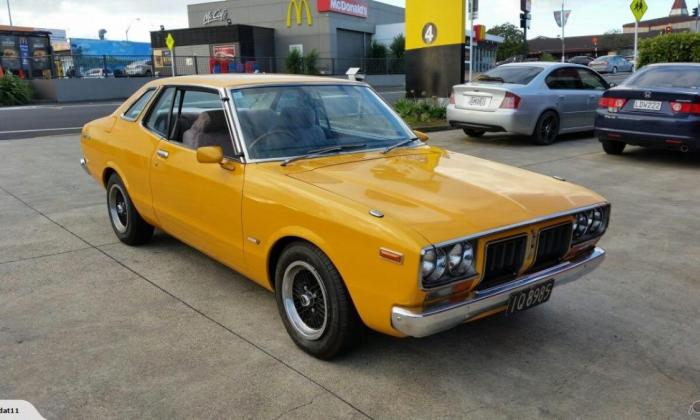 1977 Datsun 180B SSS KP810 New Zealand model orange (1).jpg