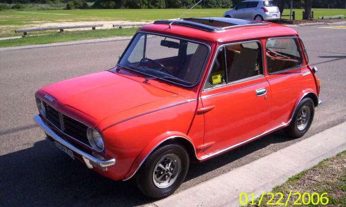 1977 Leyland Mini S Scarlet O Hara Red Sunshine sunroof images (3).jpg