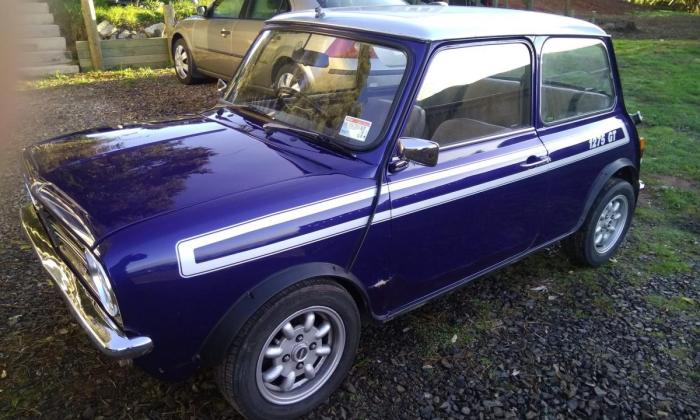 1978 Mini 1275 GT New Zealand purple 2018 (2).jpg