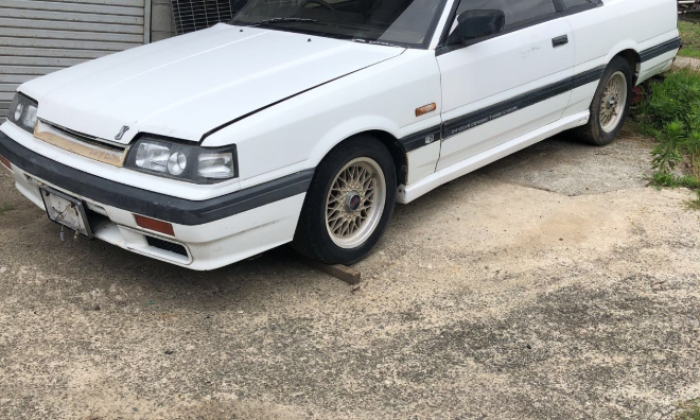 1988 Nissan Skyline GTS-X coupe turbo white images Japan 2018 (3).png