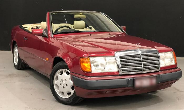 1993 A124 320CE Convertible maroon cabriolet Australia for sale (1).jpg