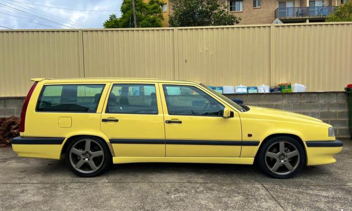 1995 Volvo T5-R wagon yellow turbo for sale Australia RHD (5).jpg