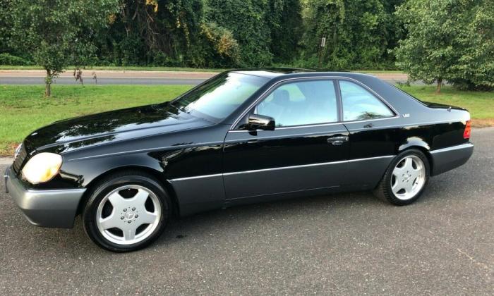 1996 CL600 USA Mercedes C140 coupe pre-facelift Black on Grey (3).jpg