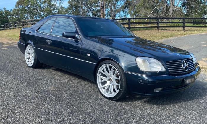 1997 Mercedes C140 coupe Australia British import midnight blue paint (1).jpg