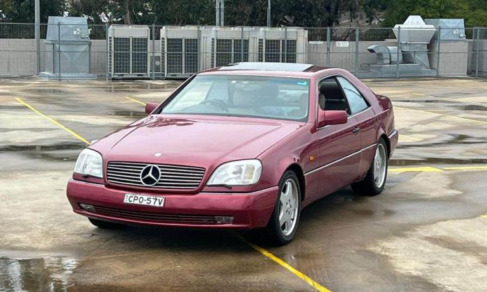 Almandine Red Mercedes S500 coupe Australia 1995 images (4).jpg