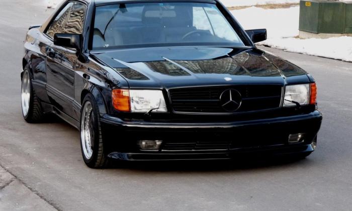 Black Mercedes 560SEC AMG 6.0 wide body classic register (5).jpg