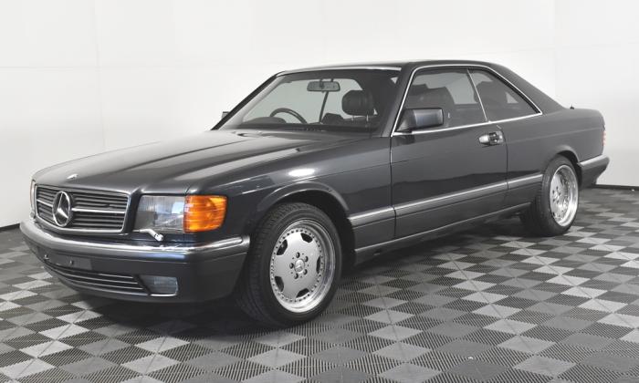 Blauschwarz Blue Black Mercedes 560SEC 1991 coupe Australia images RHD (1).jpg