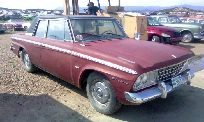 Bordaux Red 1965 Studebaker Daytona Sports Sedan 2 door coupe unrestored images 2018 (16).jpg