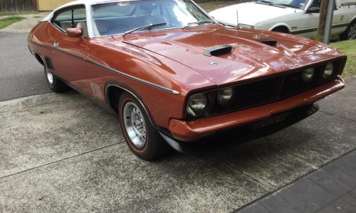 Copper Bronze brown Ford XB Falcon GT hardtop 1975 for sale 2022 (56).jpg