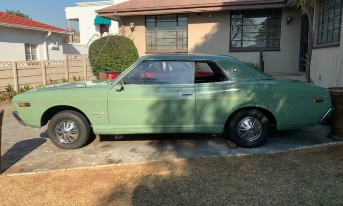 Datsun 260C Coupe 1974 green South Africa RHD rare 2 door (9).png