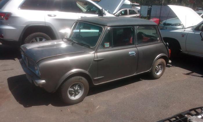 Grey 1978 Leyland Mini 998 LS images 2018 wangaratta Victoria (1).jpg