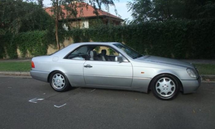 Grey silver C140 Mercedes S500 Coupe 1994 Australia classic (1).jpg