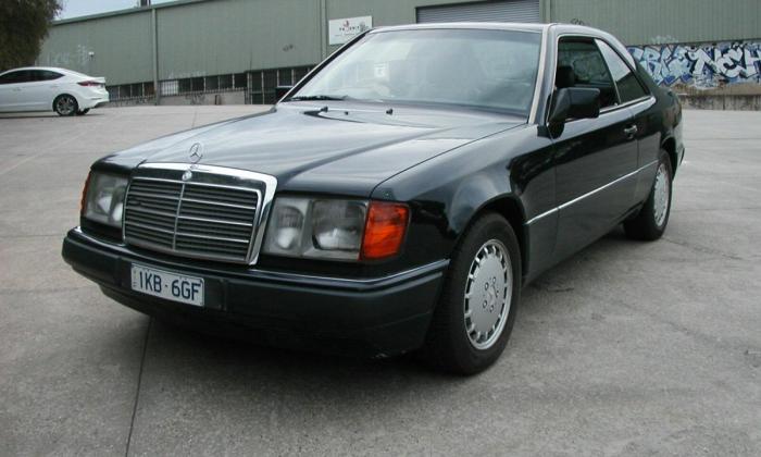 Navy Blue 1990 Mercedes 300CE-24 CE coupe Australia images (1).jpg