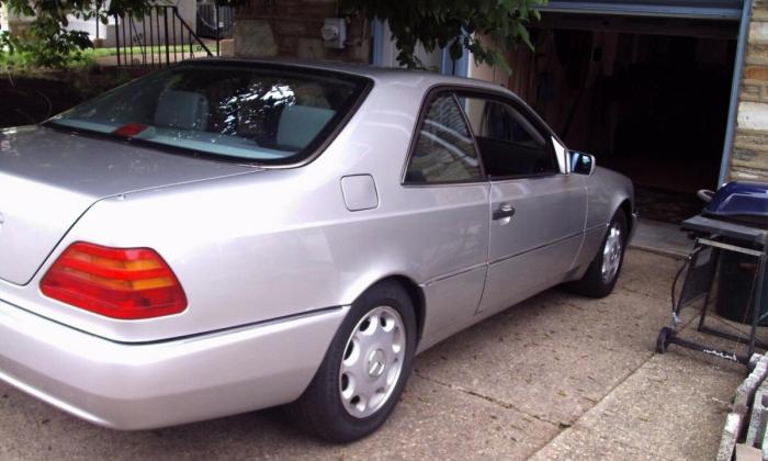 Silver 1996 CL500 S500 coupe C140 images USA (12).jpg