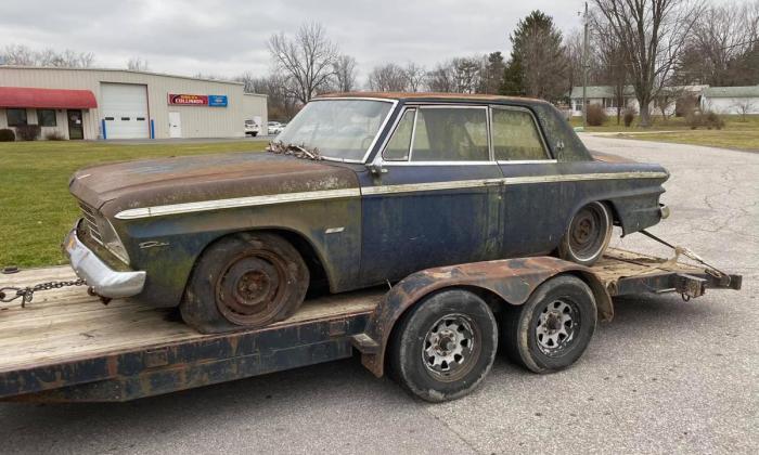 Strato Blue 1964 Studebaker Daytona hardtop coupe 2 door unrestored images (1).jpg