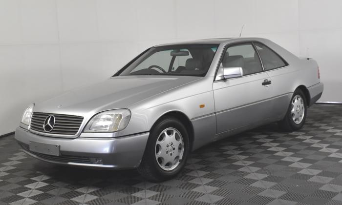 Two tone silver 1993 Mercedes C140 S500 Australian delivered for sale (1).jpg