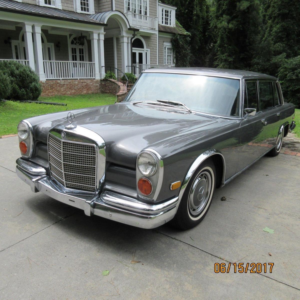 1 1969 Mercedes 600 Pullman Grosser Limousine Grey short wheelbase SWB (16).jpg