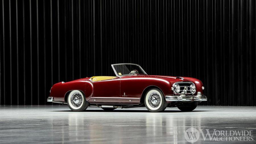 1952 Nash healey roadster for sale burgundy (1).jpg