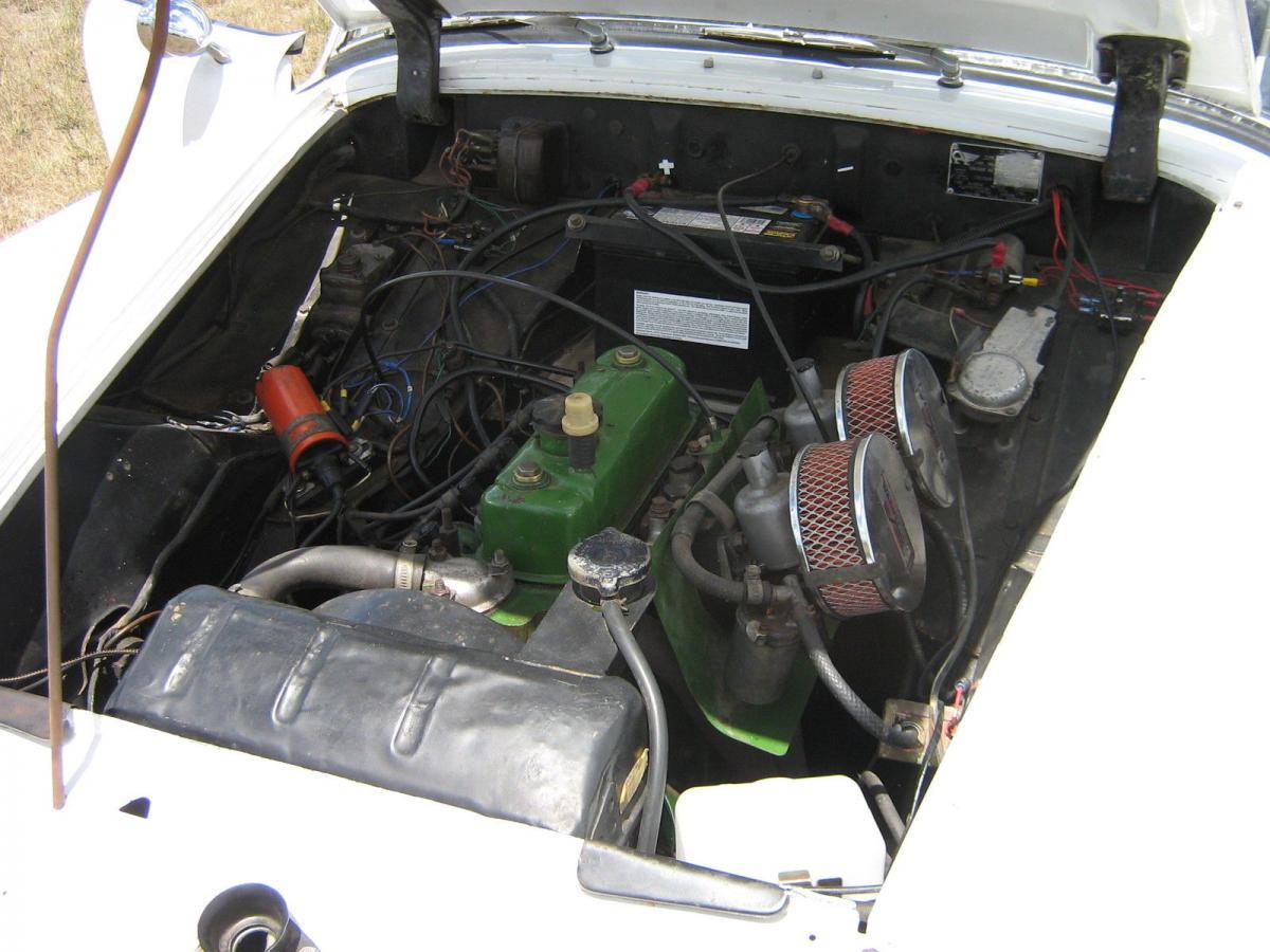 1962 Austin Healey Sprite engine bay.jpg