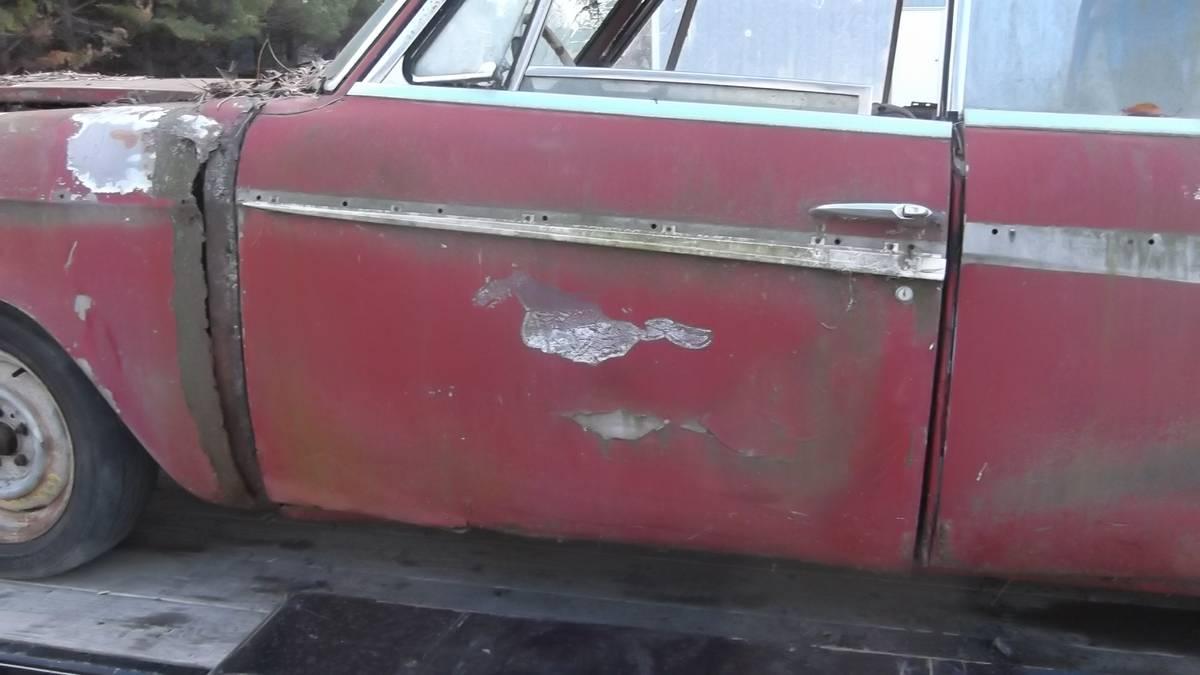 1963 Studabaker Lark Daytona hardtop red images wreck unrestored (11).jpg