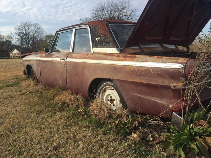 1965 STudebaker Daytona Sport Sedan Bordeaux Red wreck unrestored image (4).jpg