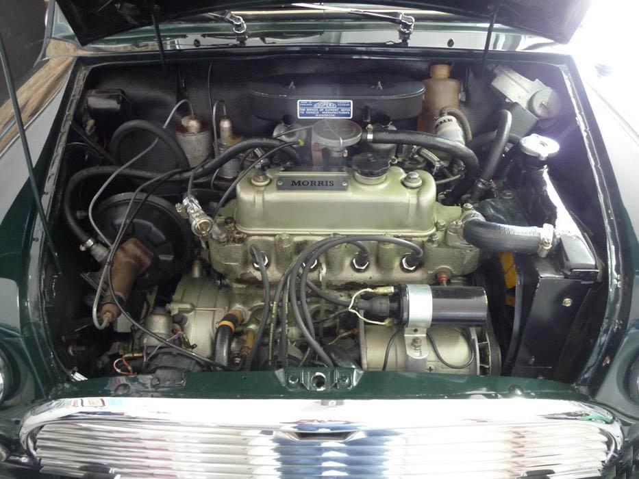 1966 MK1 Morris Mini Cooper S engine.jpg