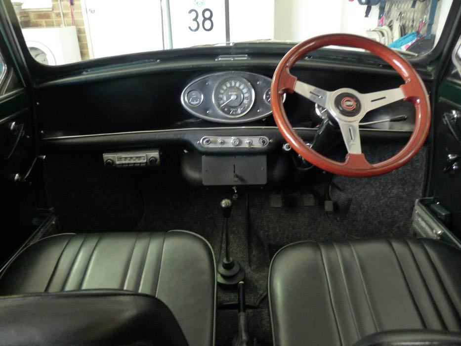 1966 Mk1 Morris Mini Cooper S interior images classic register black interior (7).jpg