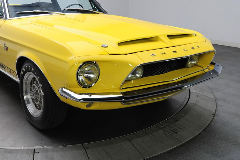 1968 Ford Mustang Shelby GT500KR convertible yellow (1).JPG