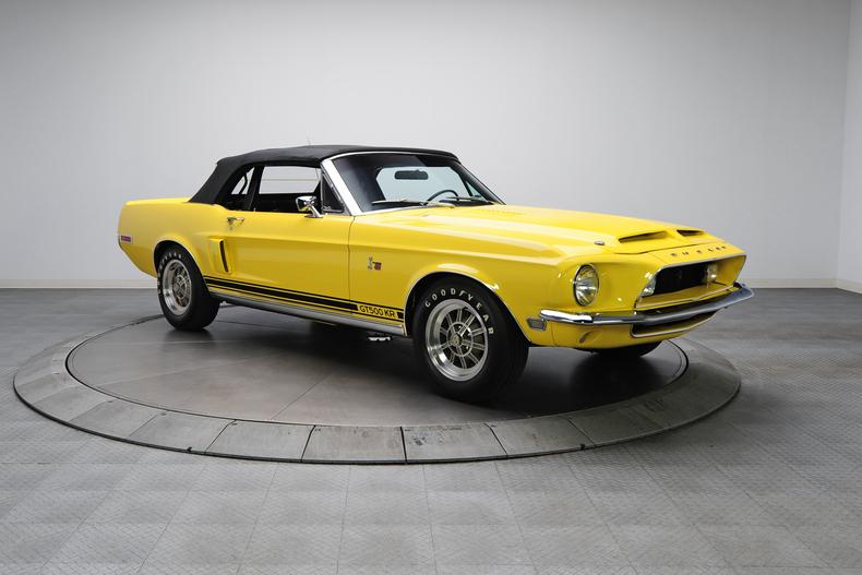 1968 Ford Mustang Shelby GT500KR convertible yellow (3).JPG