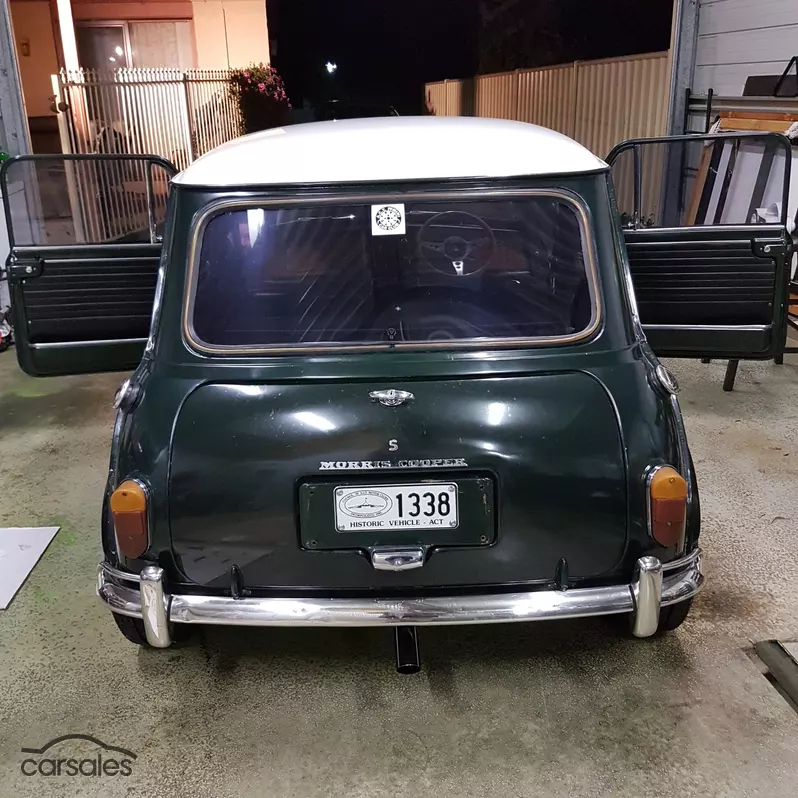 1968 Morris Cooper S MK1 BRG part restoration images Australia (6).png