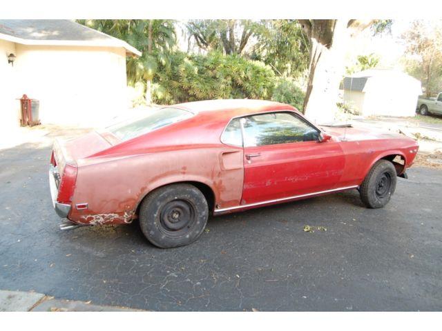 1969 Ford Mustang Mach 1 - Candy Apple Red auction 9.JPG