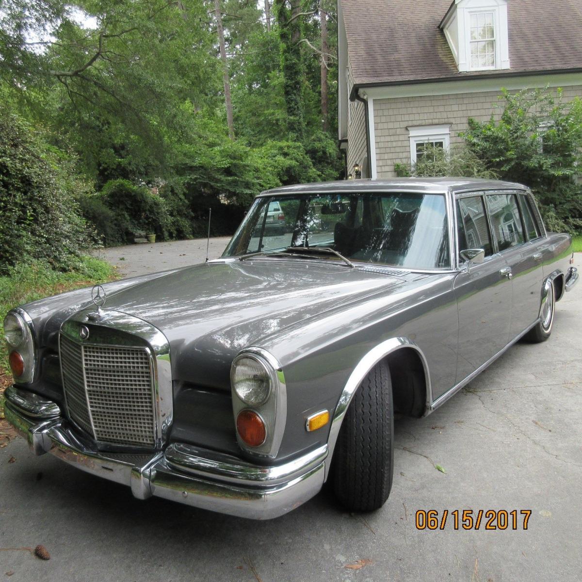 1969 Mercedes 600 Pullman Grosser Limousine Grey short wheelbase SWB (2).jpg