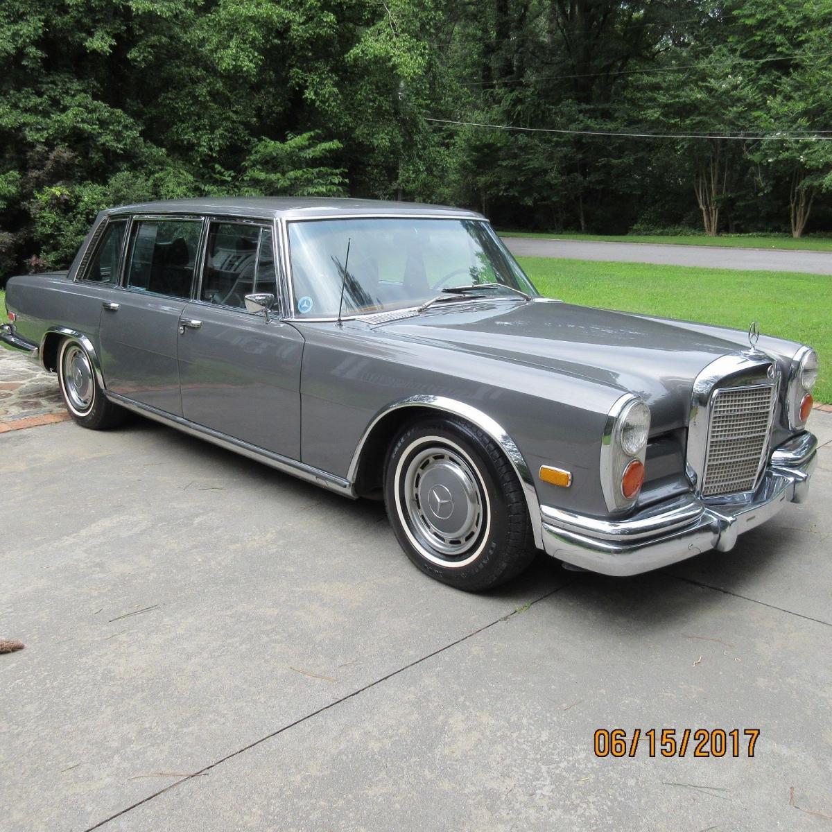 1969 Mercedes 600 Pullman Grosser Limousine Grey short wheelbase SWB (24).jpg