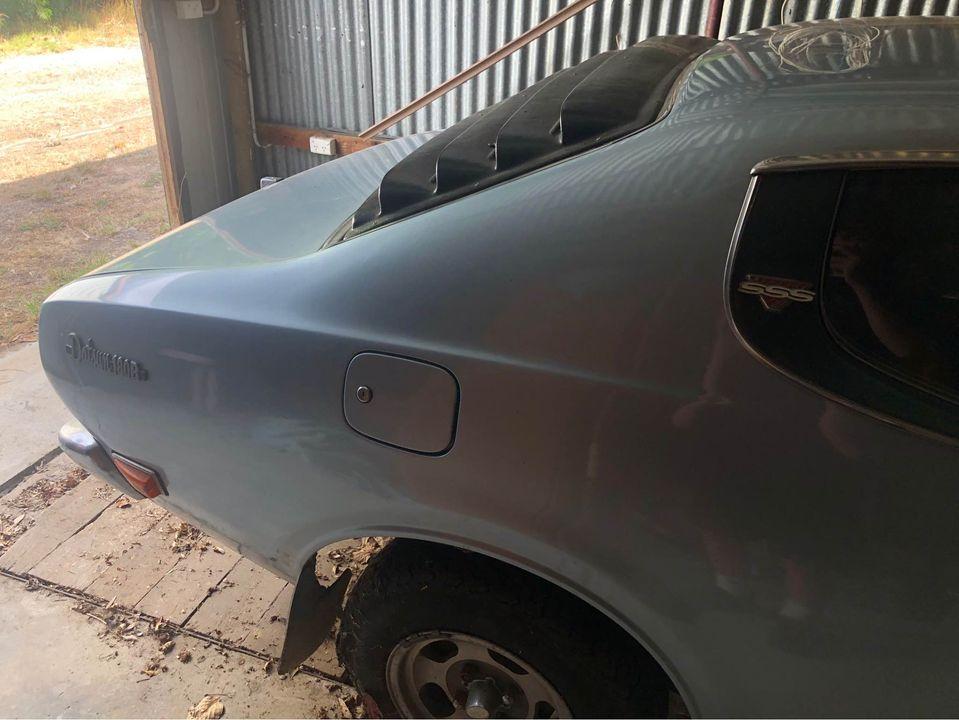 1972 Datsun 180B SSS Coupe Australia 2021 Blue original unrestored (8).jpg