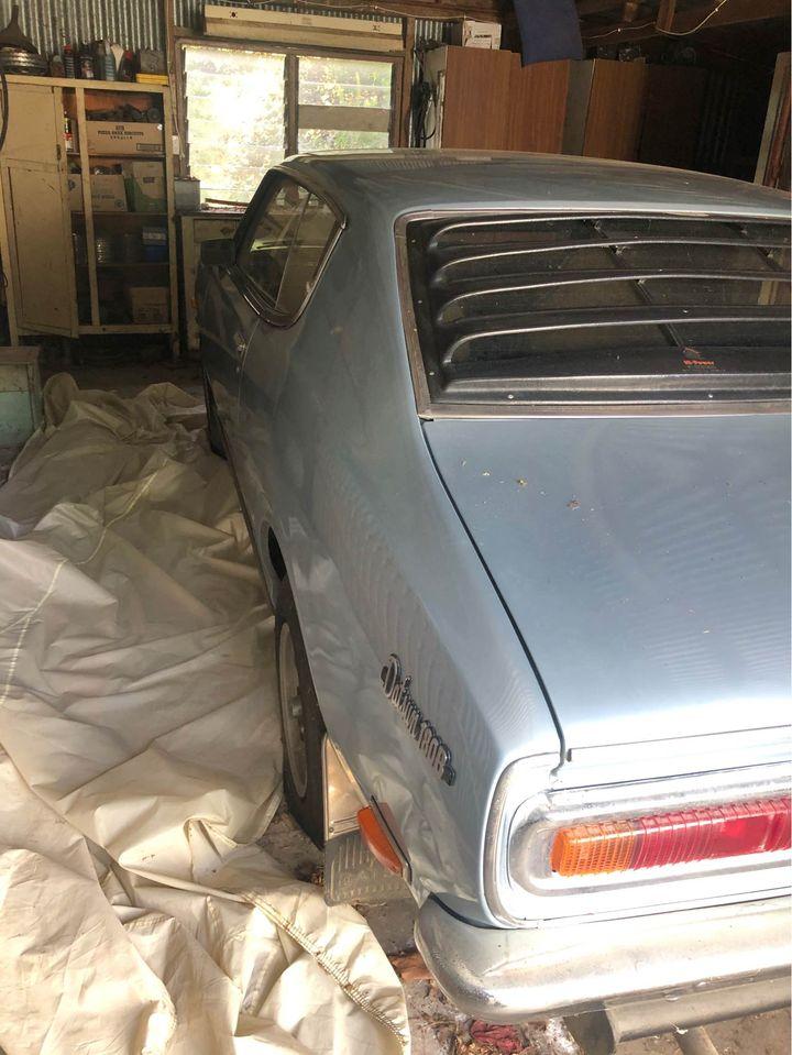 1972 Datsun 180B SSS Coupe Australia 2021 Blue original unrestored (9).jpg