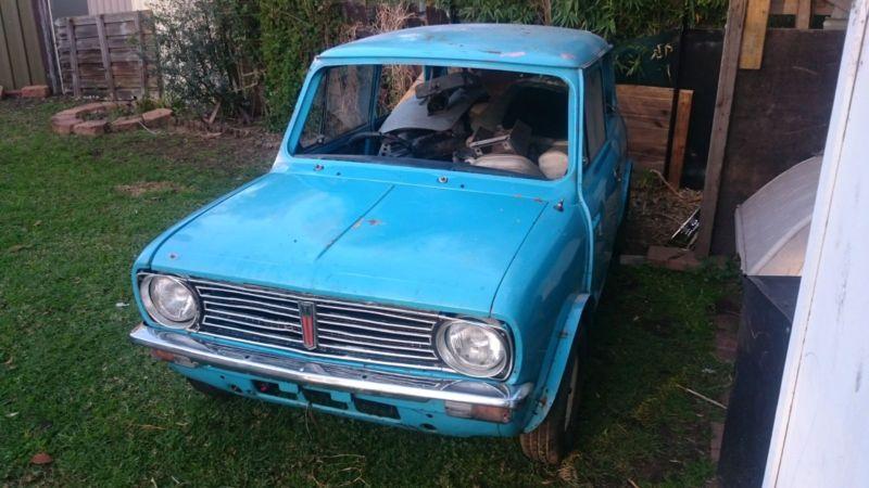 1972 Leyland Mini Clubman GT Australia blue turquoise (1).JPG