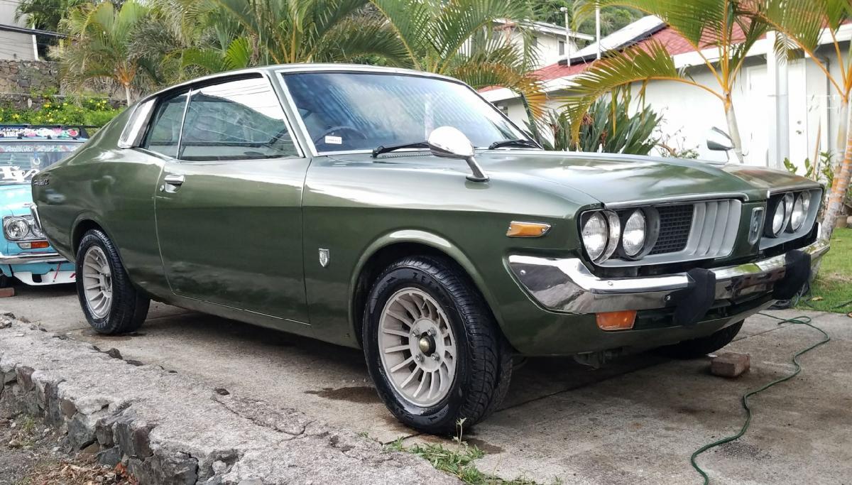 1972 MX20 Toyota Corona Green hardtop coupe images USA (2).jpg