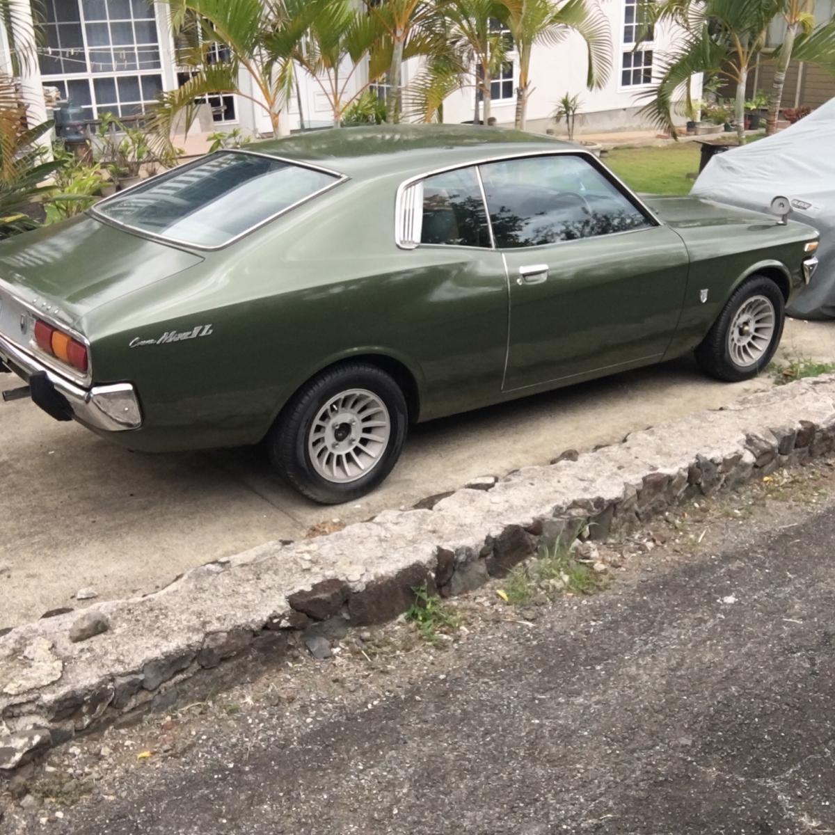 1972 MX20 Toyota Corona Green hardtop coupe images USA (6).jpg