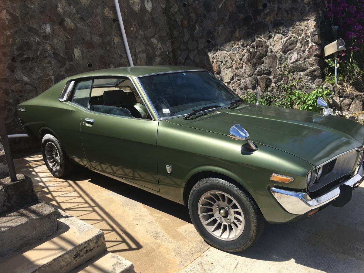 1972 MX20 Toyota Corona Green hardtop coupe images USA (8).jpg