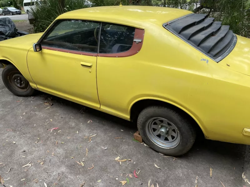 1973 Datsun 180B SSS Coupe yellow for sale Australia Sydney 2022 (7).png