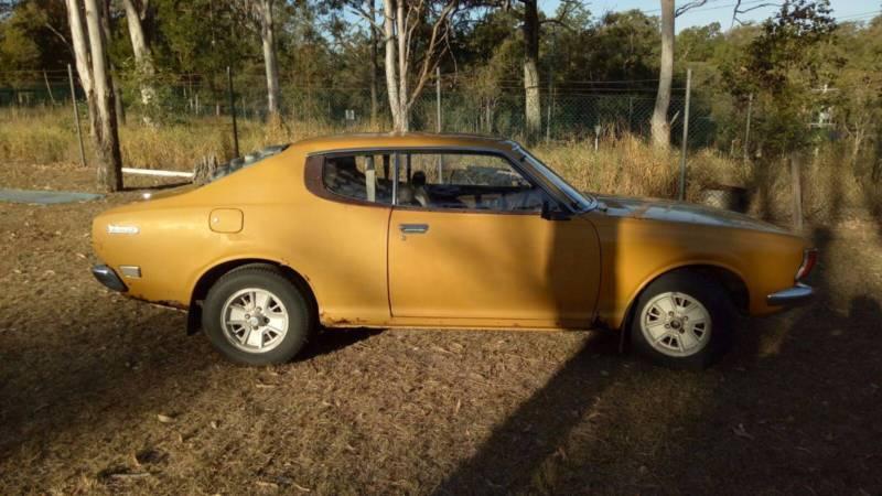 1974 Datsun 180B SSS Coupe in burnt Orange images unrestored (1).JPG