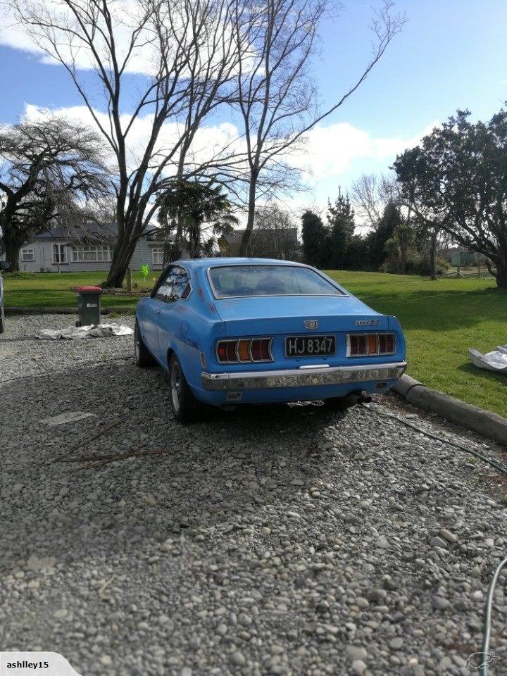 1974 Galant GTO Coupe Mitsubishi 2018 images Blue paint (2).jpg